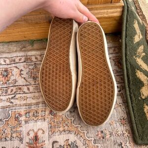 Vans Women's Platform Shoes - Brown and White